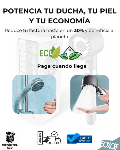 TurboZebra Eco – Ducha Eficiente y Revitalizante