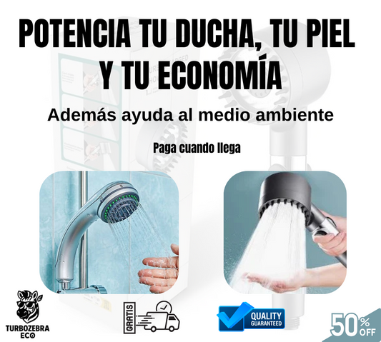 TurboZebra Eco – Ducha Eficiente y Revitalizante
